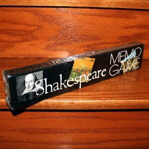 3/$118❤️sealed 1995 vintage Shakespeare Memo Game Piatnik 72 Cards Austria made